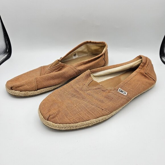 Mens TOMS slip-ons size 10.5 - Picture 1 of 7